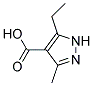 5-ethyl-3-methyl-1H-pyrazole-4-carboxylic acid 结构式