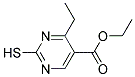 ethyl 4-ethyl-2-sulfanylpyrimidine-5-carboxylate 结构式