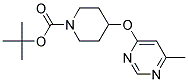 4-(6-Methyl-pyrimidin-4-yloxy)-piperidine-1-carboxylic acid tert-butyl ester 结构式