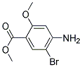 4-AMINO-5-BROMO-2-METHOXYBENZOIC ACID METHYL ESTER 结构式