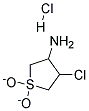 (4-CHLORO-1,1-DIOXIDOTETRAHYDRO-3-THIENYL)AMINE HYDROCHLORIDE 结构式