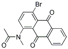 4-Bromo-1-(N-acetylmethylamino)anthraquinone 结构式