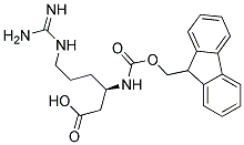 Fmoc-beta-Homoarginine 结构式