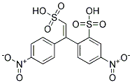 4,4'-Dinitrodiphenylethene-2,2'-Disulfonic Acid 结构式