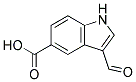 3-Formylindole-5-Carboxylic Acid 结构式