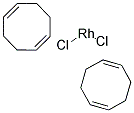 Dichlorobis(1,5-cyclooctadiene) rhodium 结构式