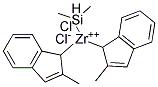 DL-Dimethylsilylbis(2-methylindenyl) zirconium dichloride 结构式