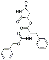 N-Benzyloxycarbonyl-L-phenylalanine hydroxysuccinimide ester 结构式