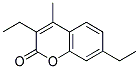 4-甲基-7-二乙基香豆素 结构式