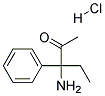 (+/-)-3-AMINO-3-PHENYL-2-PENTANONEHYDROCHLORIDE 结构式