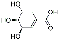 (3R-(3A,4A,5B))-3,4,5-TRIHYDROXY-1-CYCLOHEXENE-1-CARBOXYLICACID 结构式