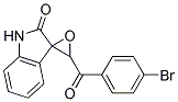 3'-(P-BROMOBENZOYL)SPIRO(INDOLINE-3,2'-OXIRAN)-2-ONE 结构式