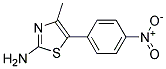 4-METHYL-5-(P-NITROPHENYL)-2-THIAZOLAMINE 结构式