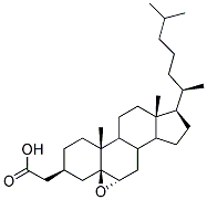 5,6A-EPOXY-5A-CHOLESTAN-3B-YLACETATE 结构式