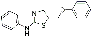 5-PHENOXYMETHYL-N-PHENYL-2-THIAZOLIN-2-AMINE 结构式