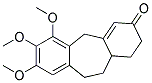 6,7,8-TRIMETHOXY-1,2,5,10,11,11A-HEXAHYDRODIBENZO(A,D)CYCLOHEPTEN-3-ONE 结构式