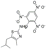 5-ISOBUTYL-4-METHYL-2-THIAZOLAMINEPICRATE 结构式