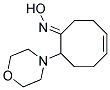 8-MORPHOLINO-4-CYCLOOCTEN-1-ONEOXIME 结构式