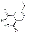 CIS-4-ISOPROPYL-4-CYCLOHEXENE-1,2-DICARBOXYLICACID 结构式