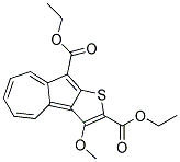 DIETHYL3-METHOXYAZULENO(2,1-B)THIOPHENE-2,9-DICARBOXYLATE 结构式