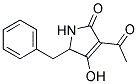 L-3-ACETYL-5-BENZYL-4-HYDROXY-3-PYRROLIN-2-ONE 结构式