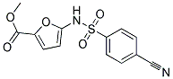 METHYL5-((P-CYANOPHENYL)SULFONYLAMINO)-2-FUROATE 结构式