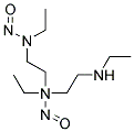 N,N',N''-TRIETHYL-N,N''-DINITROSODIETHYLENETRIAMINE 结构式