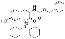 N-BENZYLOXYCARBONYL-L-TYROSINEDICYCLOHEXYLAMINESALT 结构式