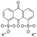 POTASSIUMHYDROGEN9,10-DIOXO-9,10-DIHYDRO-1,8-ANTHRACENEDISULFONATE 结构式