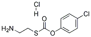 S-(2-AMINOETHYL)O-(P-CHLOROPHENYL)THIOCARBONATEHYDROCHLORIDE 结构式