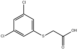 3,5-Dichloro-phenylthioaceticacid 结构式
