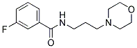 3-Fluoro-N-(3-morpholin-4-yl-propyl)-benzamide 结构式