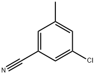 3-氯-5-甲基苯腈 结构式