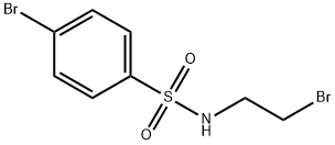 4-Bromo-N-(2-bromo-ethyl)-benzenesulfonamide 结构式
