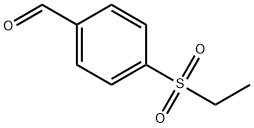 4-乙基磺酰基苯甲醛 结构式