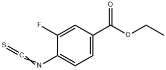 4-Ethoxycarbonyl-2-fluorophenylisothiocyanate 结构式