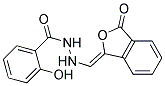 (Z)-2-Hydroxy-N'-((3-oxoisobenzofuran-1(3H)-ylidene)methyl)benzohydrazide 结构式