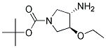 TRANS-3-AMINO-1-BOC-4-ETHOXYPYRROLIDINE
 结构式