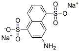 2-NAPHTHYLAMINE-4,8-DISULFONIC ACID, SODIUM SALT 结构式