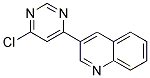 3-(6-Chloro-pyrimidin-4-yl)-quinoline 结构式