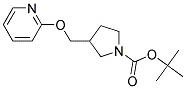 3-(Pyridin-2-yloxymethyl)-pyrrolidine-1-carboxylic acid tert-butyl ester 结构式