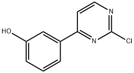 3-(2-氯嘧啶-4-基)苯酚 结构式