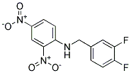 (3,4-Difluoro-benzyl)-(2,4-dinitro-phenyl)-amine 结构式