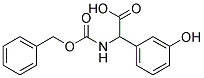 {[(benzyloxy)carbonyl]amino}(3-hydroxyphenyl)acetic acid 结构式