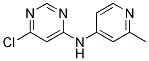 (6-Chloro-pyrimidin-4-yl)-(2-methyl-pyridin-4-yl)-amine 结构式