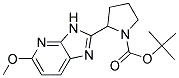 tert-butyl 2-(5-methoxy-3H-imidazo[4,5-b]pyridin-2-yl)pyrrolidine-1-carboxylate 结构式