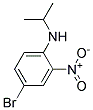 (4-Bromo-2-nitro-phenyl)-isopropyl-amine 结构式
