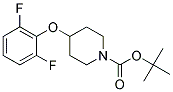 4-(2,6-Difluoro-phenoxy)-piperidine-1-carboxylic acid tert-butyl ester 结构式