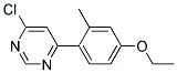 4-Chloro-6-(4-ethoxy-2-methyl-phenyl)-pyrimidine 结构式