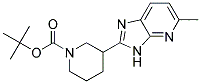 tert-butyl 3-(5-methyl-3H-imidazo[4,5-b]pyridin-2-yl)piperidine-1-carboxylate 结构式